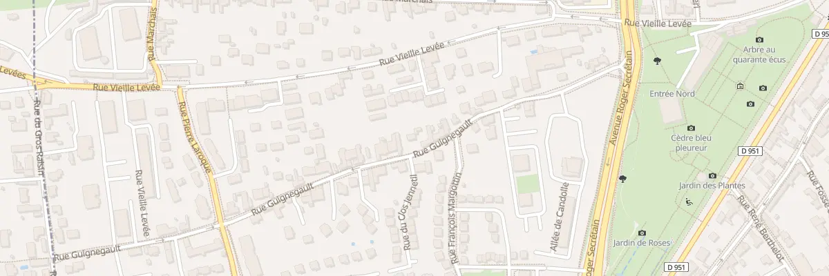 Plan du 32B Rue Guignegault à Orléans