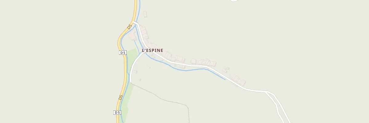 Plan du 33B Espine à Fougax-et-Barrineuf