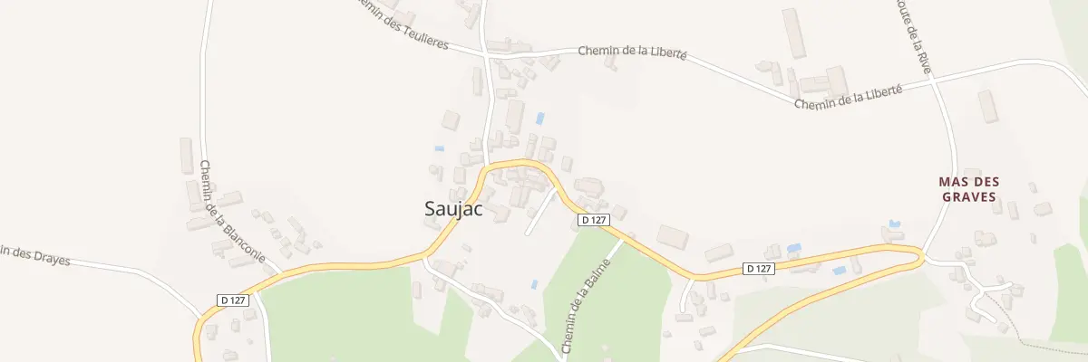 Plan du 5029 Saujac à Saujac