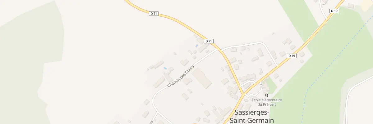 Plan du 6 Chem des Cours à Sassierges-Saint-Germain