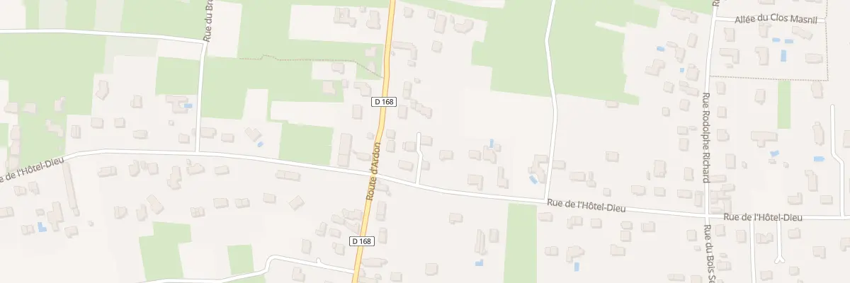 Plan du 1262 Rue de l’Hôtel Dieu à Olivet
