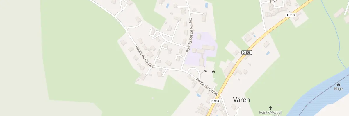 Plan du 37 Rue du Sol de Rosiez à Varen