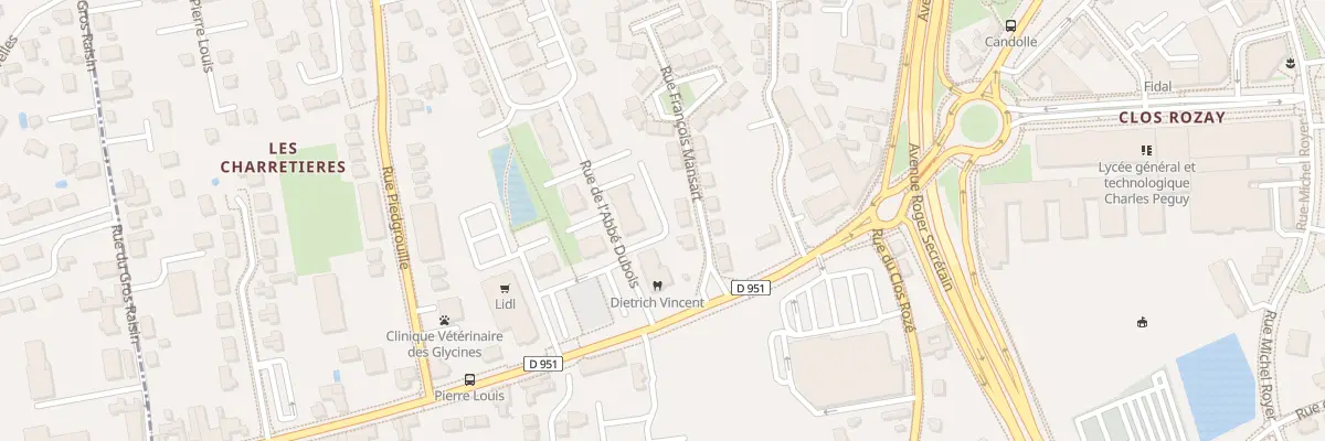 Plan du 6 Rue de l’Abbé Dubois à Orléans