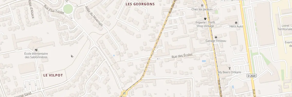 Plan du 30T Rue des Aydes à Saran
