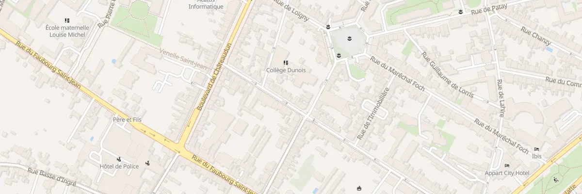 Plan du 68 Rue Xaintrailles à Orléans