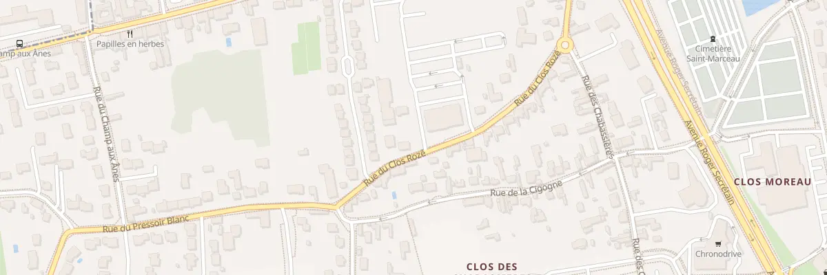 Plan du 20 Rue du Clos Rozé à Orléans