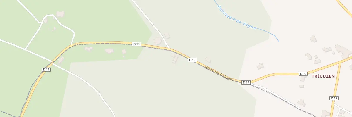Plan du 585 Rte de Tréluzen à Puybegon