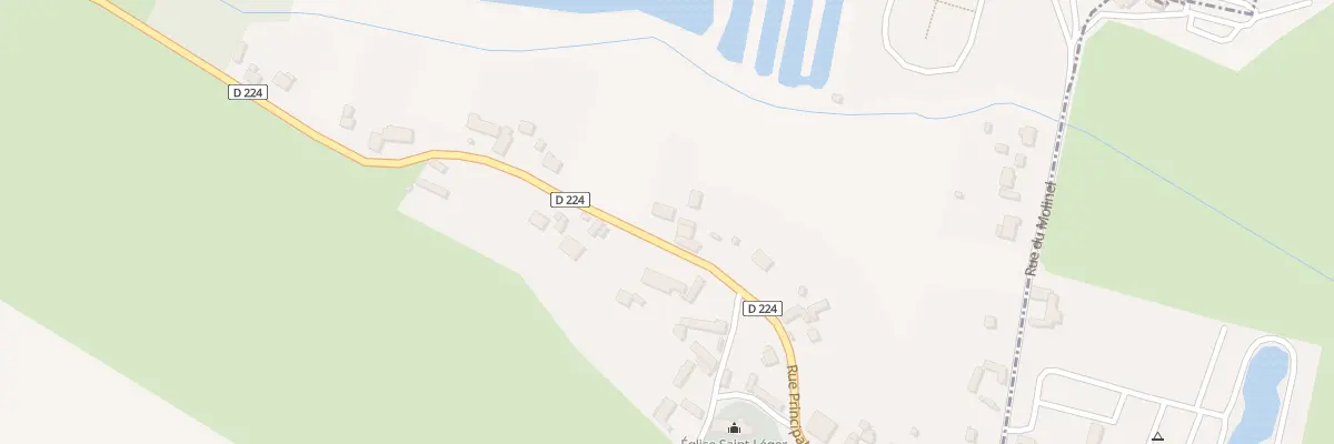 Plan du 43 Rue Principale à Ponches-Estruval