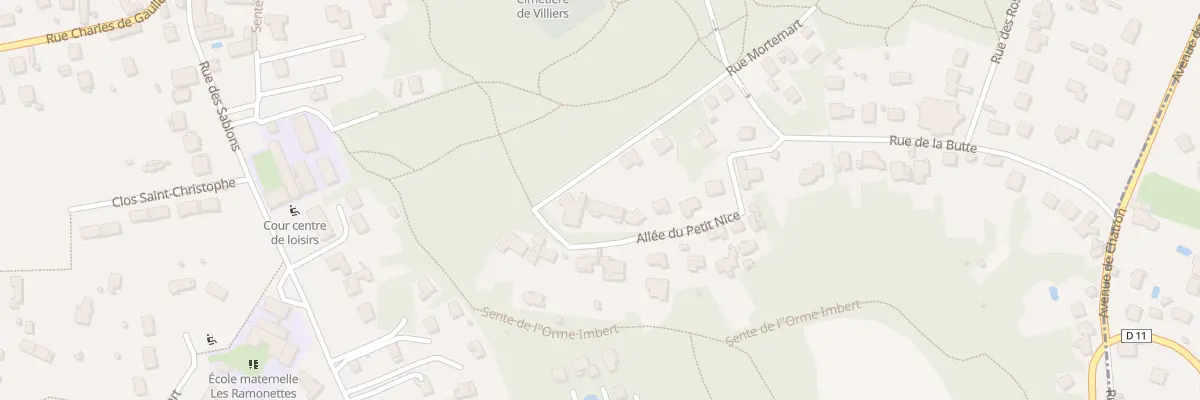 Plan du 4 Rue Mortemart à Villiers-Saint-Frédéric