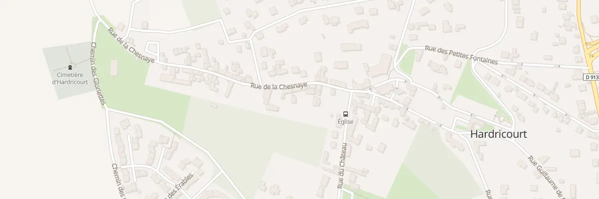 Plan du 13 Rue de la Chesnaye à Hardricourt
