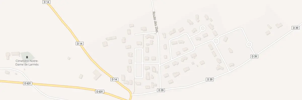Plan du 6 All des Chênes à Puybegon