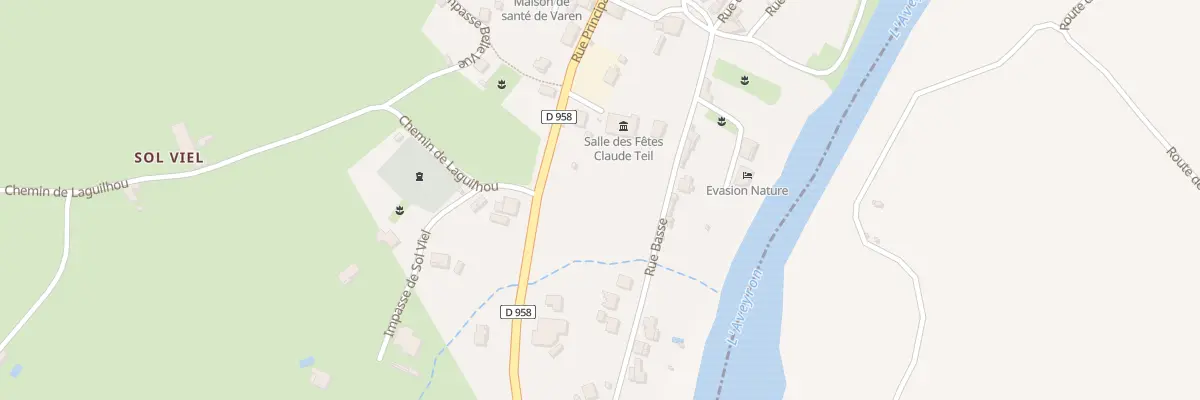 Plan du 90 Rue Basse à Varen