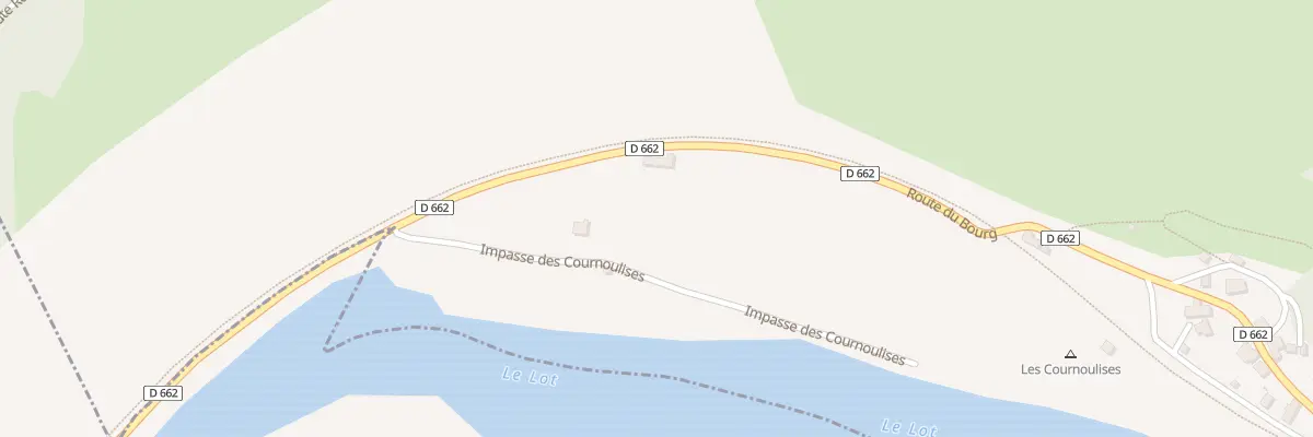 Plan du 5002 Cournoulises à Montbrun