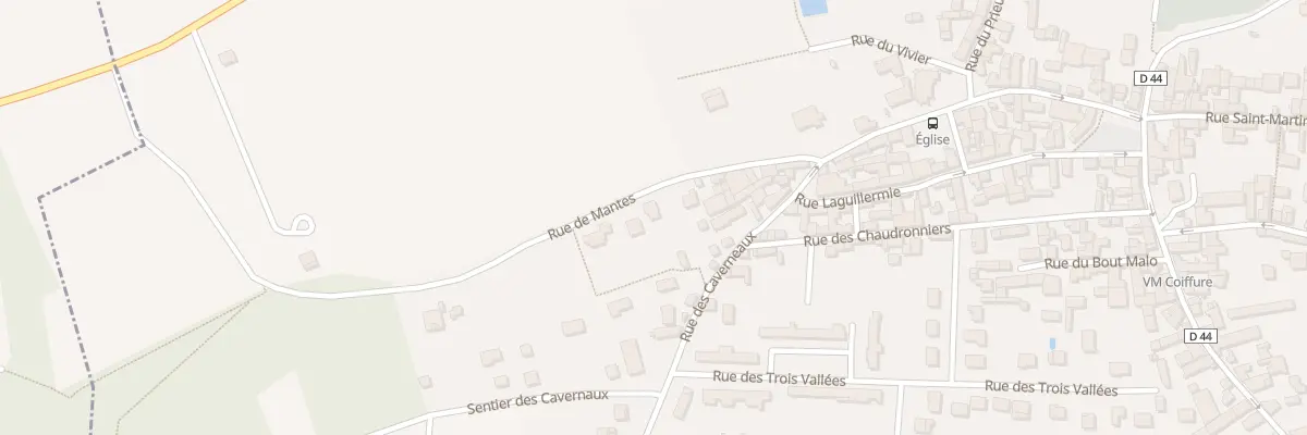 Plan du 9 Rue de Mantes à Bouafle