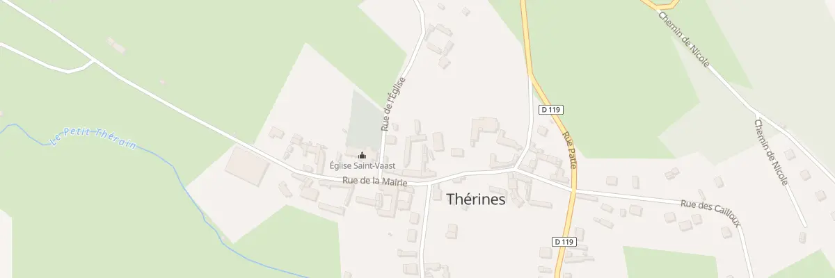 Plan du 16 Rue de la Mairie à Thérines