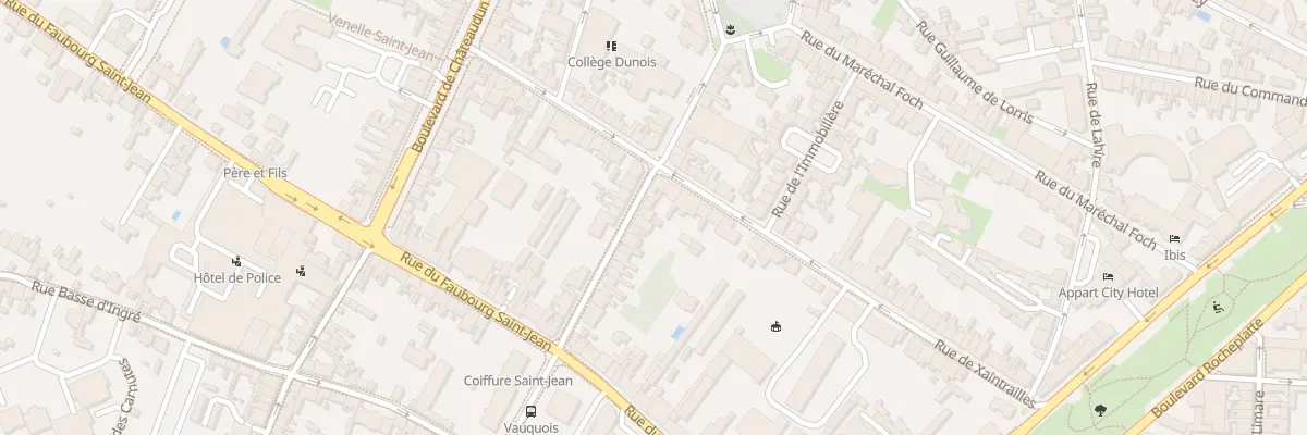 Plan du 22 Rue de Coulmiers à Orléans