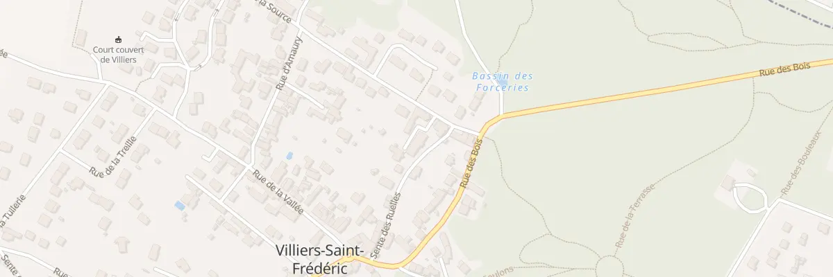 Plan du 5 Rue de la Source à Villiers-Saint-Frédéric