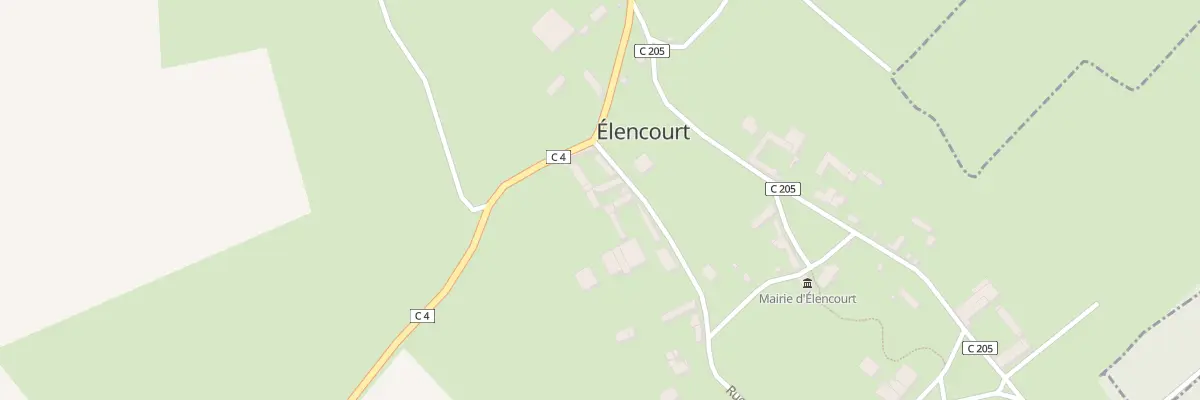 Plan du 8 Rue Neuve à Élencourt