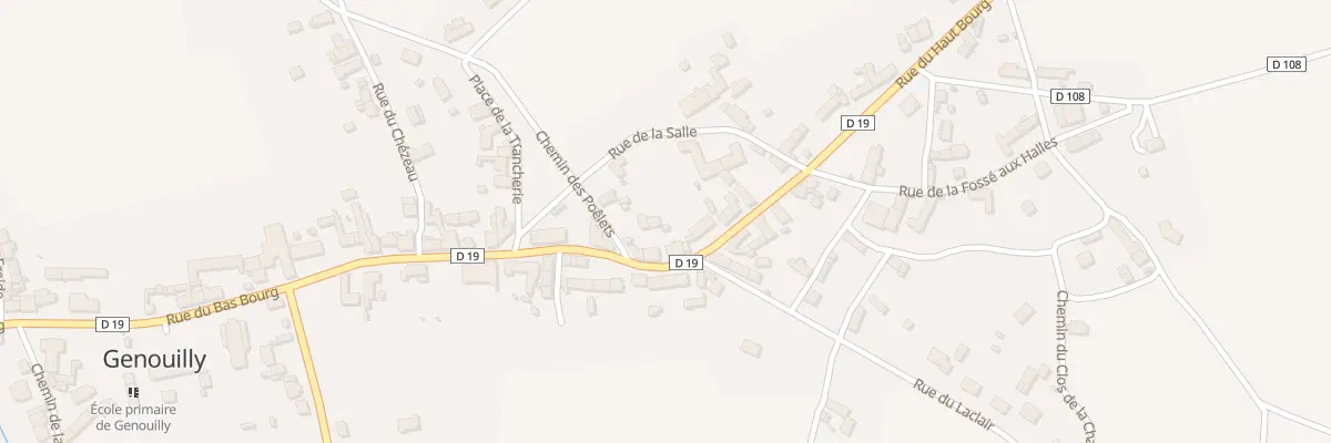 Plan du 32 Rue du Haut Bourg à Genouilly