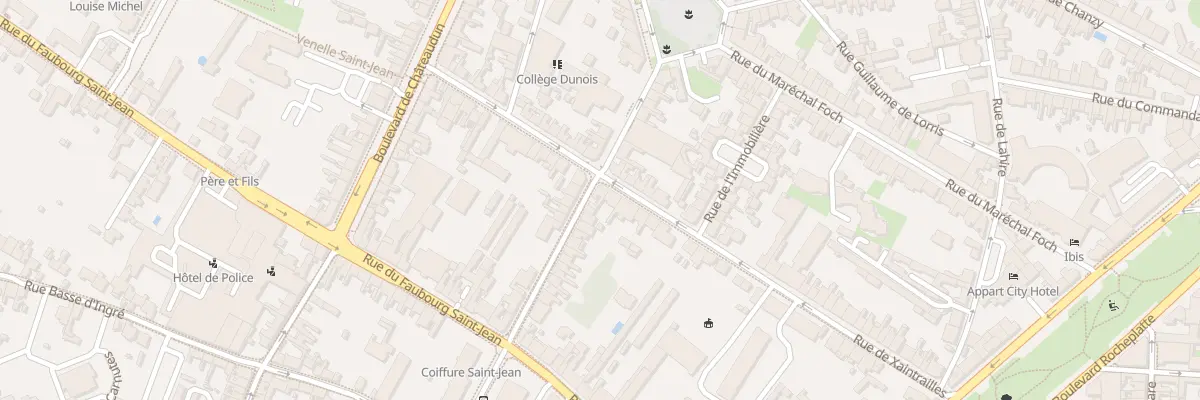 Plan du 24 Rue de Coulmiers à Orléans