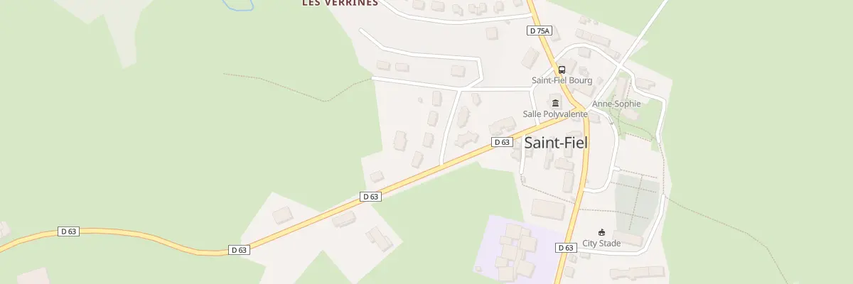 Plan du 3 Rue du Chapelaud à Saint-Fiel