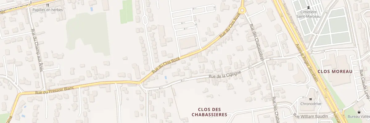 Plan du 31 Rue du Clos Rozé à Orléans