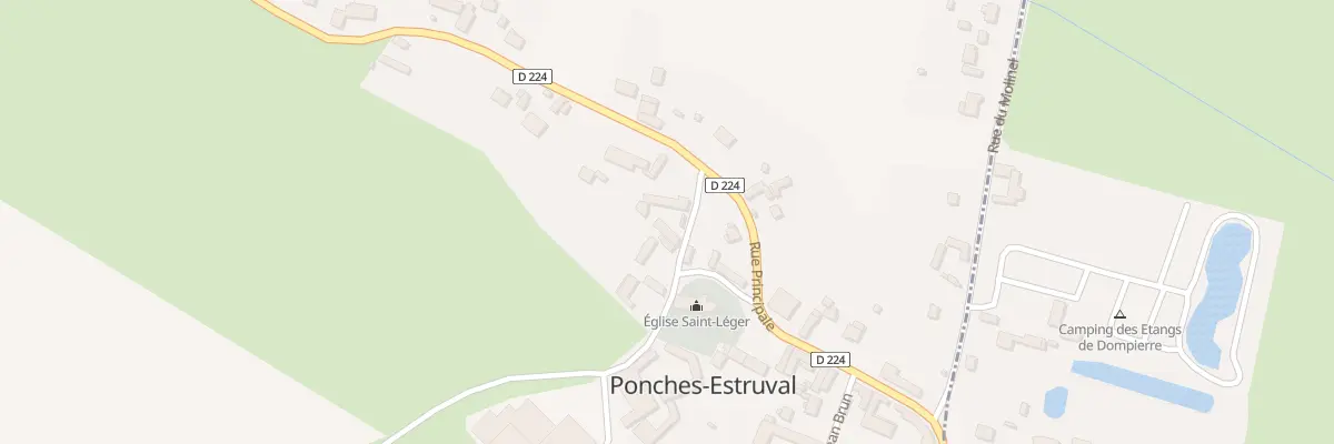 Plan du 1 Rue Canchon à Ponches-Estruval