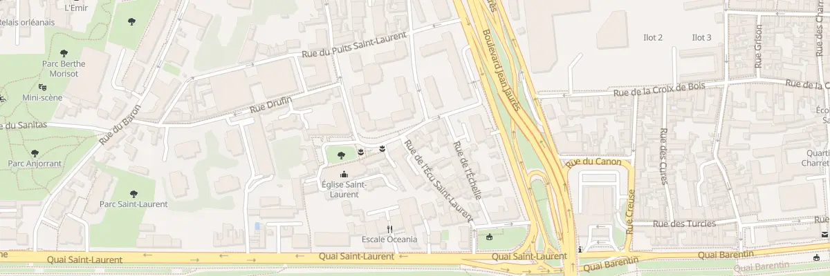 Plan du 10 Rue de l’Ecu Saint-Laurent à Orléans