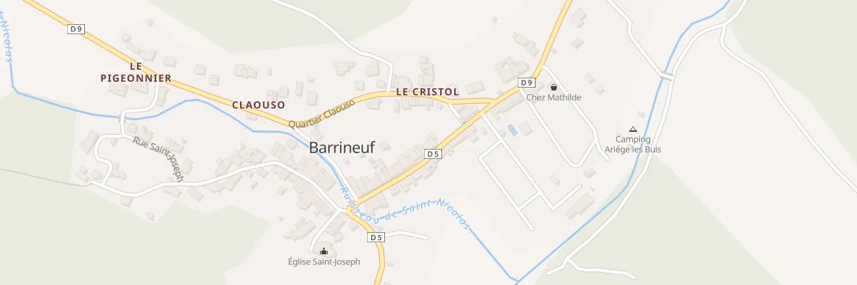 Plan du 4 Rue du Pont d’Ardille à Fougax-et-Barrineuf