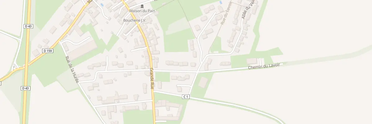 Plan du 2 Rue du Fossé Séguier à Commeny