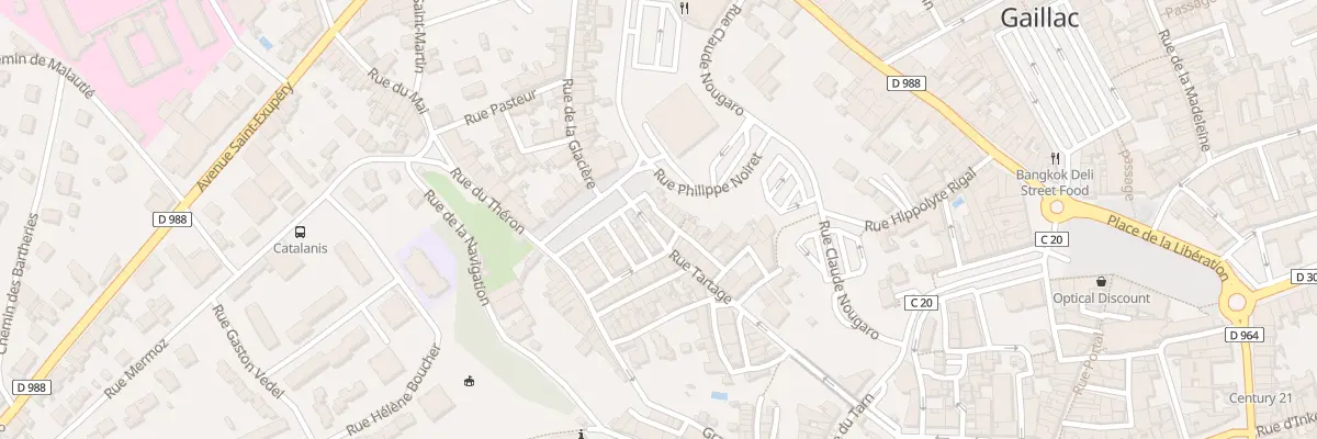 Plan du 15 Rue Bramefeu à Gaillac