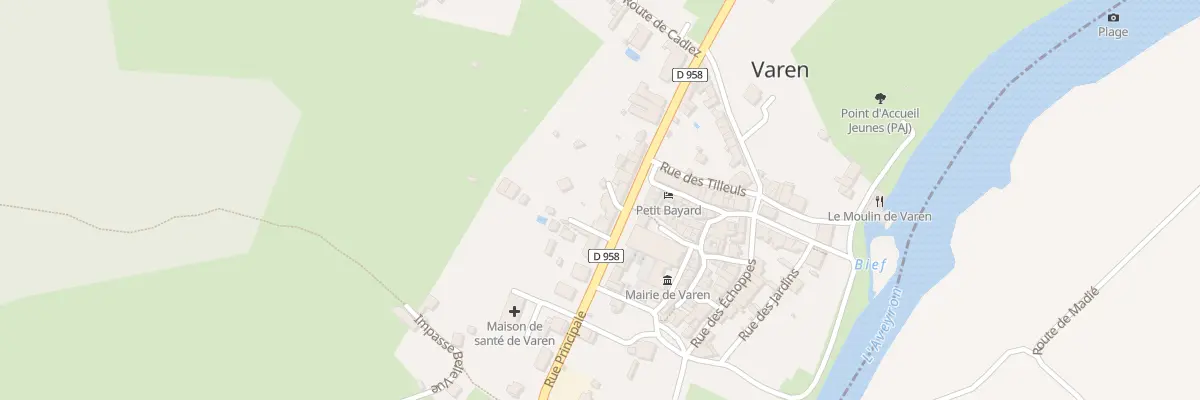 Plan du 392 Rue Principale à Varen