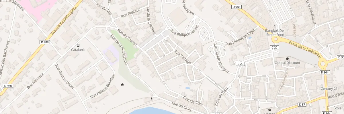 Plan du 17 Rue du Tison à Gaillac