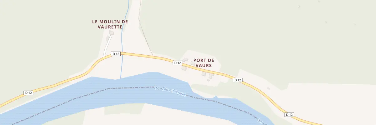 Plan du 5236 Port de Vaurs à Monceaux-sur-Dordogne