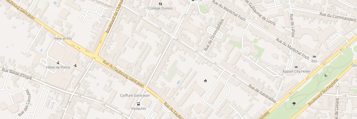 Plan du 29 Rue Xaintrailles à Orléans