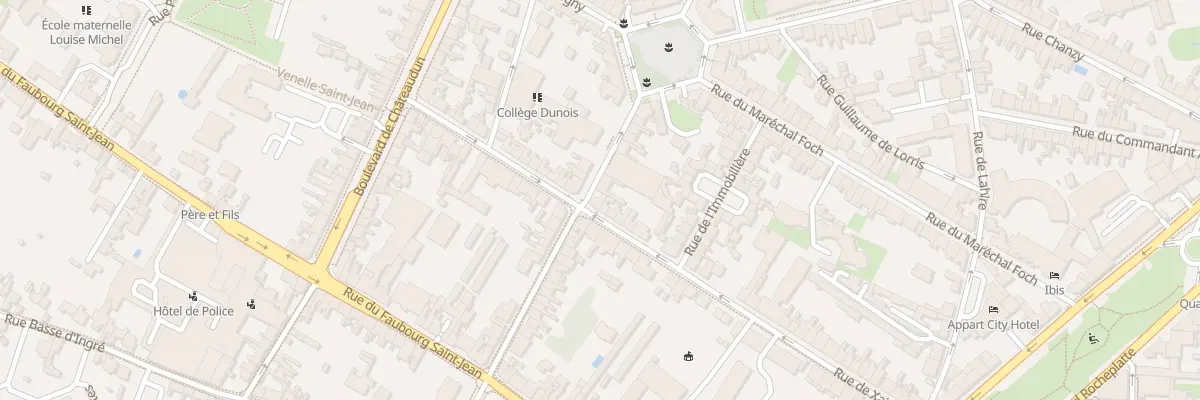 Plan du 60 Rue Xaintrailles à Orléans