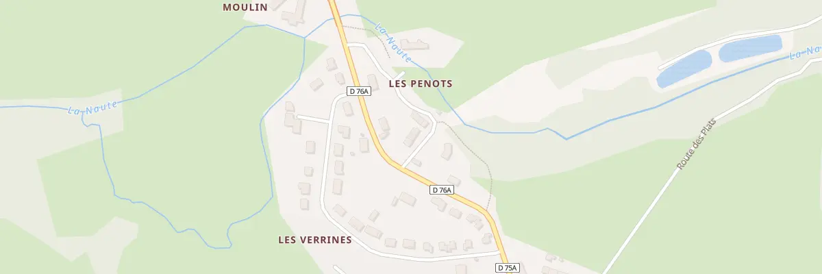 Plan du 9 Les Penots à Saint-Fiel