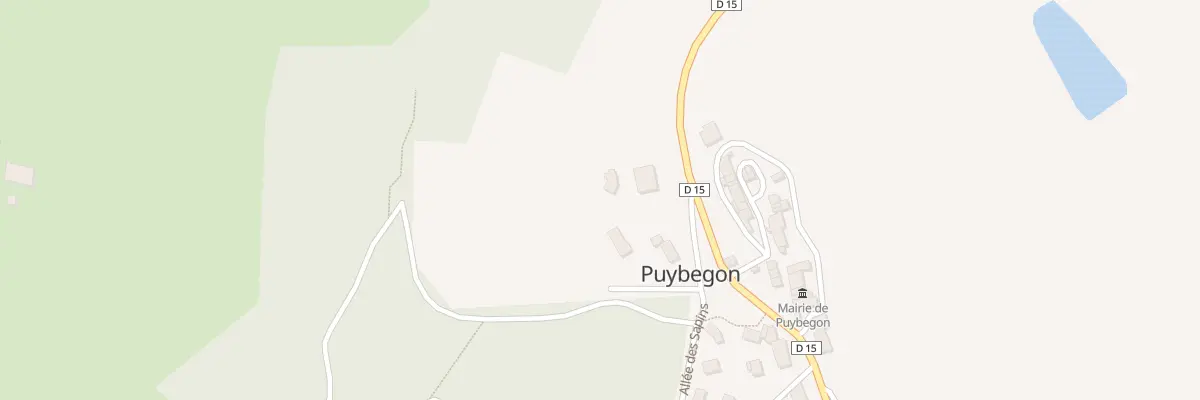Plan du 11 All des Sapins à Puybegon