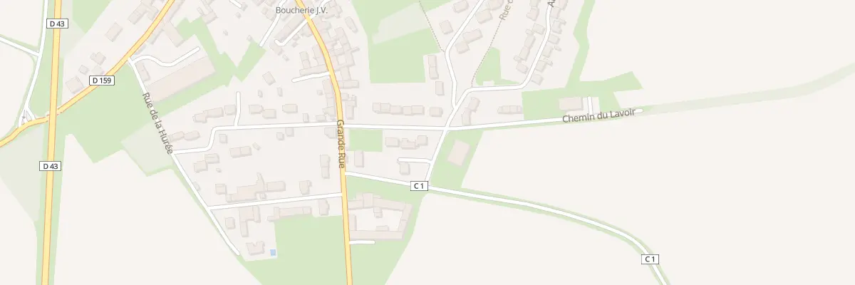 Plan du 1 Rue du Fossé Séguier à Commeny