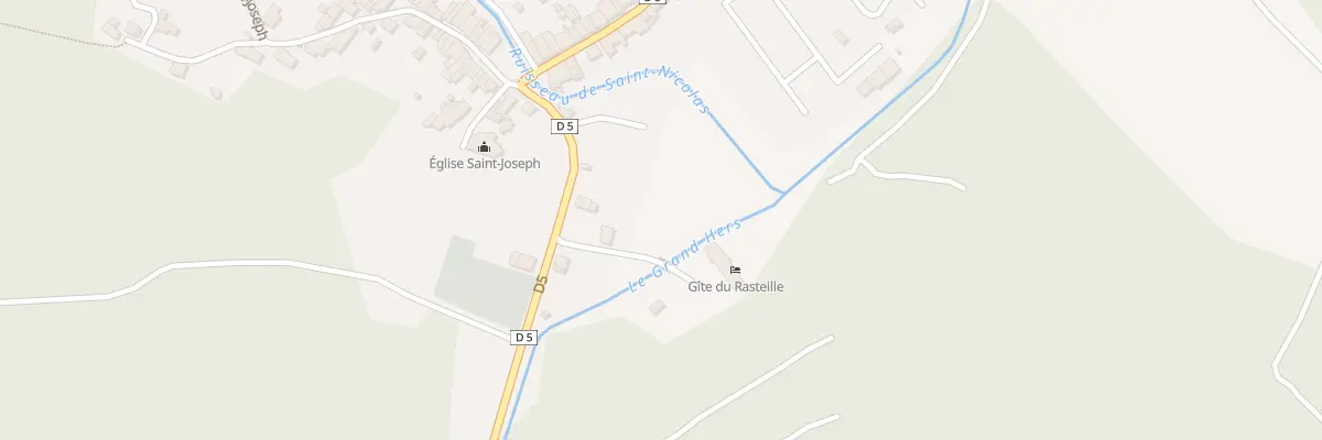 Plan du 5002 Le Rasteille à Fougax-et-Barrineuf