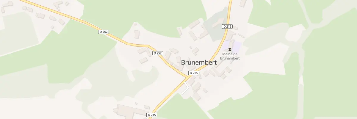 Plan du 2 Rte de Longueville à Brunembert