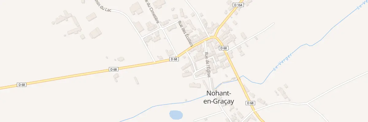 Plan du 4 Rte de Gracay à Nohant-en-Graçay