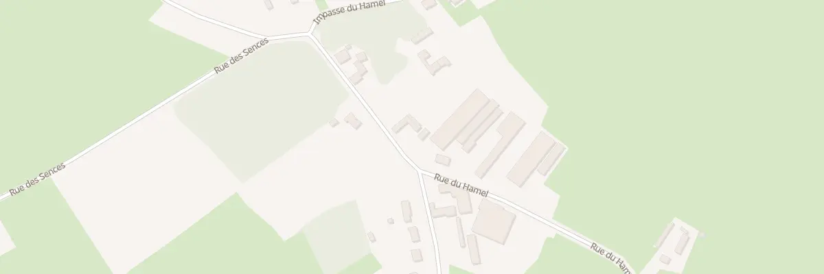 Plan du 38 Rue du Hamel à Brunembert