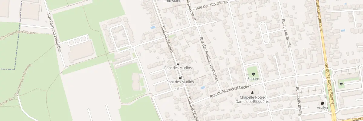 Plan du 138 Rue des Murlins à Orléans