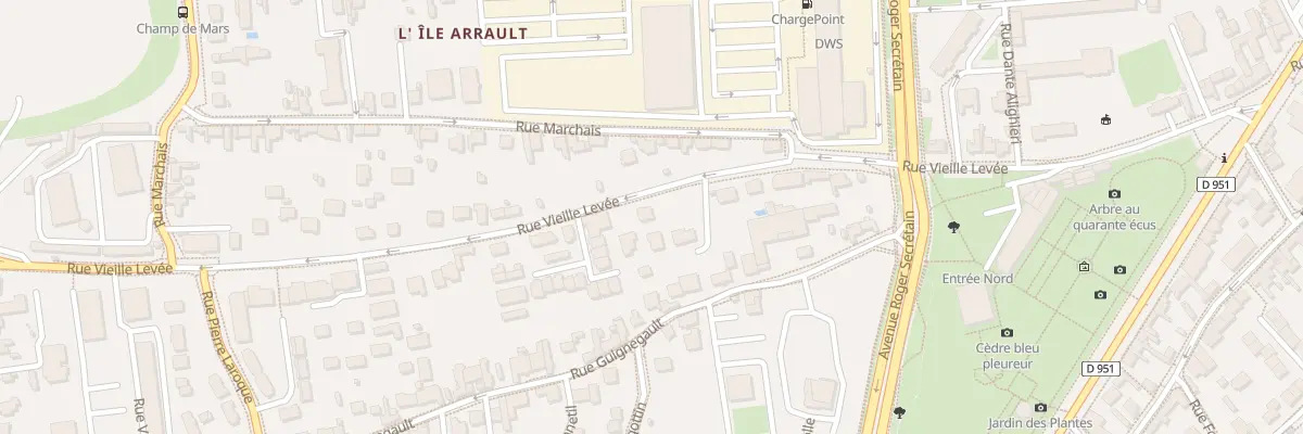 Plan du 55 Rue Vieille Levée à Orléans