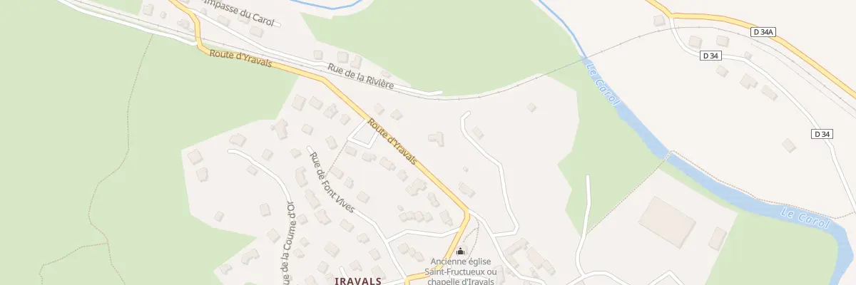 Plan du 7 Rte d’Yravals à Latour-de-Carol