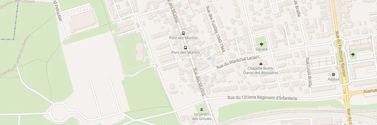 Plan du 153 Rue des Murlins à Orléans