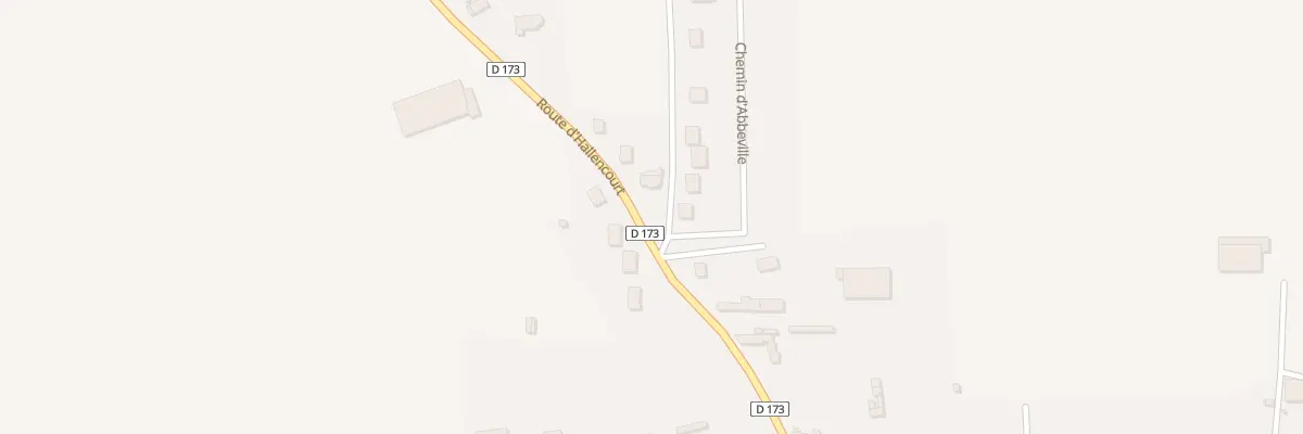 Plan du 540 Rte d’Hallencourt à Allery