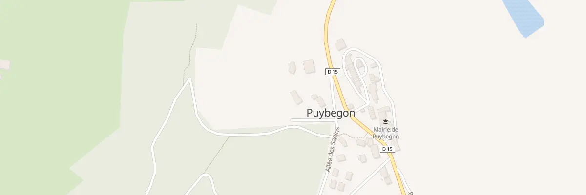 Plan du 10 All des Sapins à Puybegon