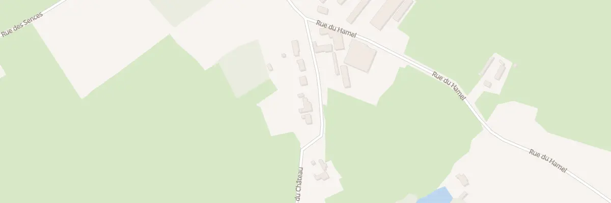 Plan du 136 Rue du Château à Brunembert